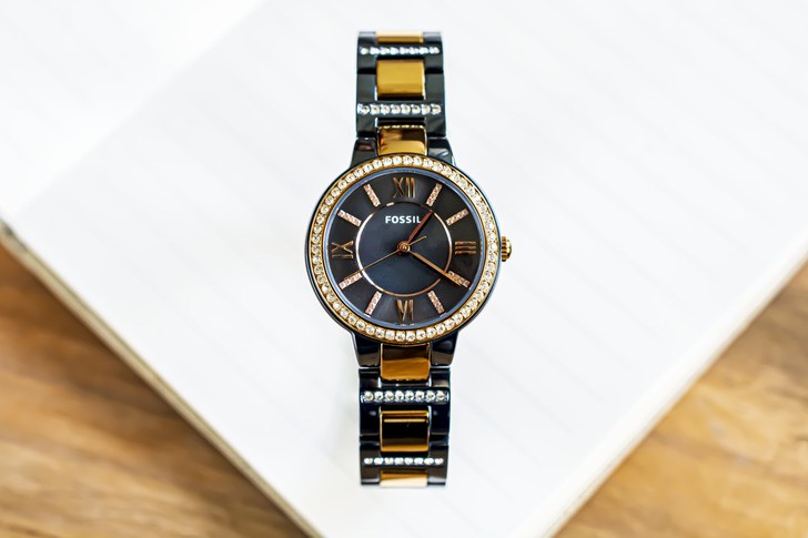 Đồng hồ Fossil ES4298: Vẻ đẹp sang trọng từ viên đá pha lê - Ảnh 1