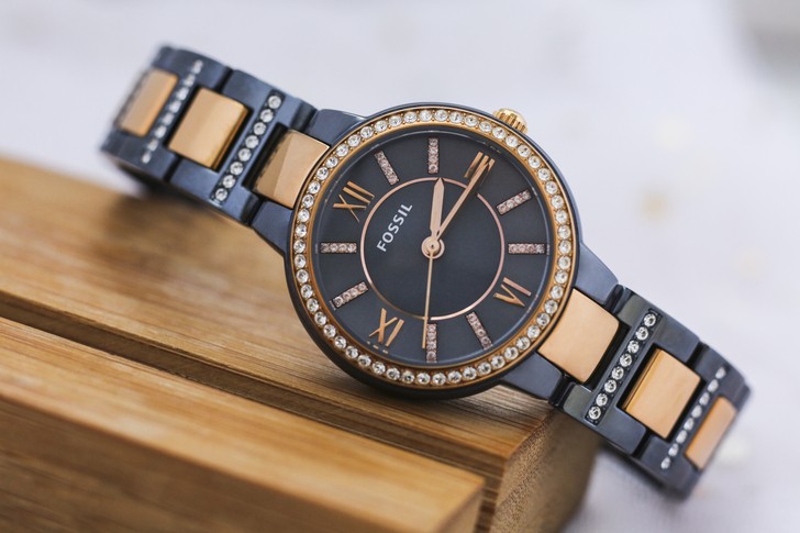 Đồng hồ Fossil ES4298: Vẻ đẹp sang trọng từ viên đá pha lê - Ảnh 2