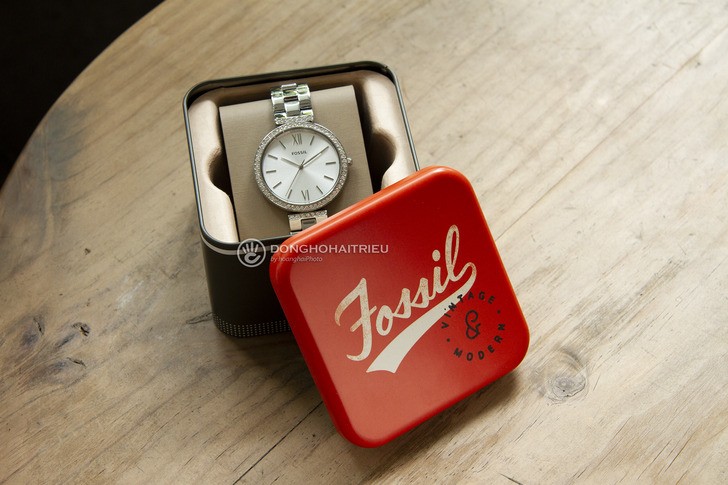 Đồng hồ Fossil ES4539 thời trang, đính đá pha lê sang trọng - Ảnh 1