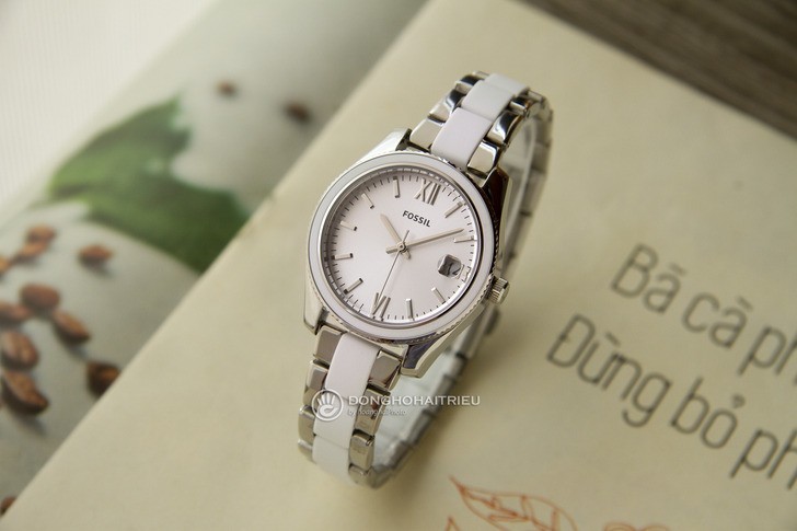 Đồng hồ Fossil ES4590: Tông trắng sang trọng, giá hấp dẫn - Ảnh 2