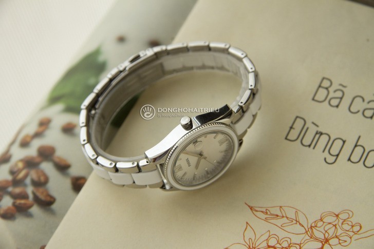 Đồng hồ Fossil ES4590: Tông trắng sang trọng, giá hấp dẫn - Ảnh 3