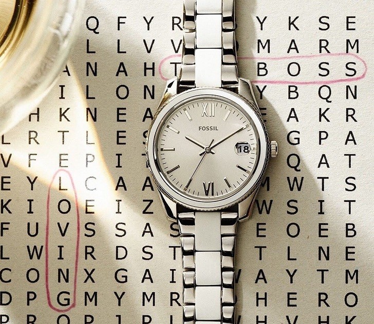 Đồng hồ Fossil ES4590: Tông trắng sang trọng, giá hấp dẫn - Ảnh 5