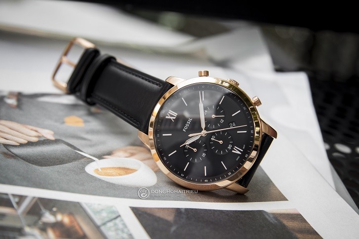 Đồng hồ Fossil FS5381 tích hợp tính năng Chronograph - Ảnh 3