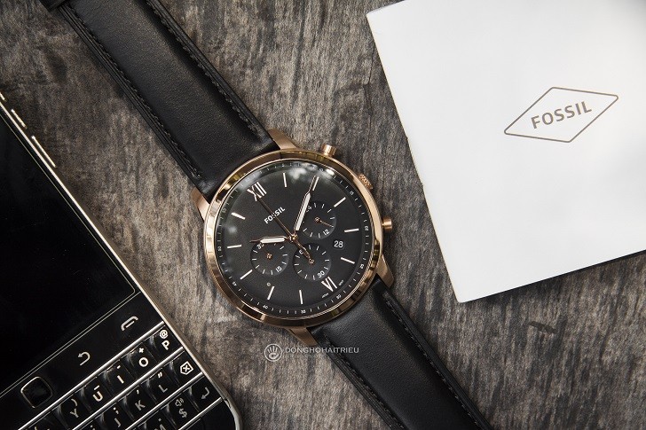 Đồng hồ Fossil FS5381 tích hợp tính năng Chronograph - Ảnh 6