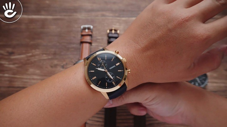 Đồng hồ Fossil FS5436 giá rẻ, thay pin miễn phí trọn đời - Ảnh 1