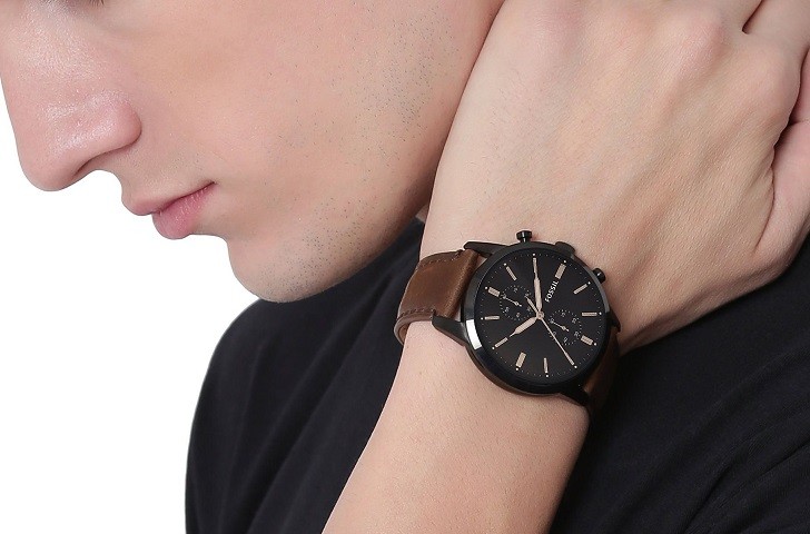 Đồng hồ thời trang Fossil FS5437 tích hợp tính năng Chronograph - Ảnh 6
