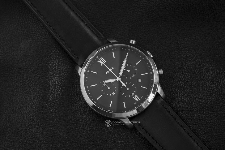 Đồng hồ nam Fossil FS5452 có thể bấm giờ thay pin miễn phí - Ảnh 4