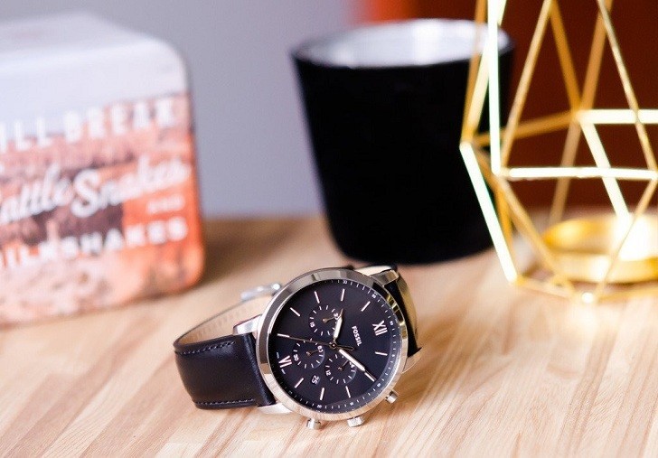 Đồng hồ nam Fossil FS5452 có thể bấm giờ thay pin miễn phí - Ảnh 5