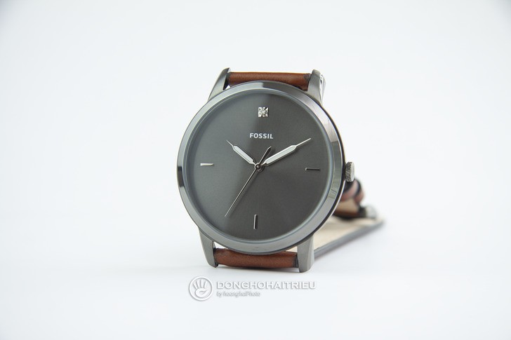 Đồng hồ Fossil FS5479 thời trang siêu mỏng, dây da lịch lãm - Ảnh 3