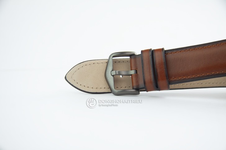 Đồng hồ Fossil FS5479 thời trang siêu mỏng, dây da lịch lãm - Ảnh 4