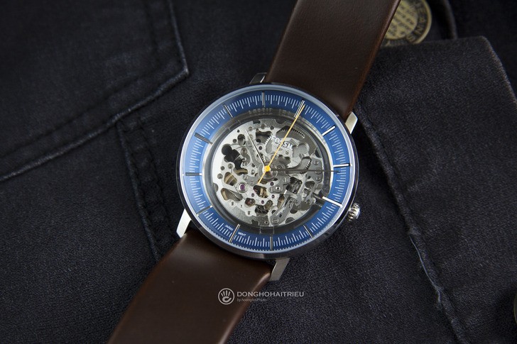 Đồng hồ Fossil ME3162 thiết kế Skeleton độc đáo từ máy cơ - Ảnh 1