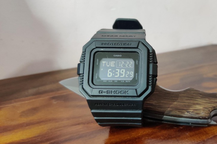 Đồng hồ G-Shock DW-D5500BB-1DR: Hướng về cổ điển quen thuộc - Ảnh 5