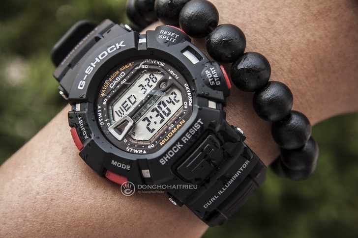 Phiên bản G-Shock G-9000-1VDR thể thao, tông đen mạnh mẽ - Ảnh 1