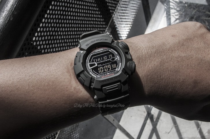 Đồng hồ G-Shock G-9000-3VDR màu đen mạnh mẽ, chống bùn đất - Ảnh 1
