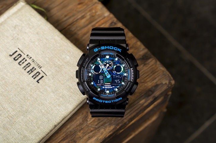 Đồng hồ G-Shock GA-100CB-1ADR tích hợp nhiều tính năng thể thao - Ảnh 1