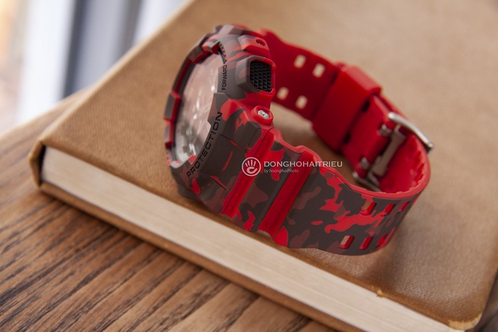 Đồng hồ G-shock GA-100CM-4ADR: Thiết kế mạnh mẽ ấn tượng - Ảnh 3