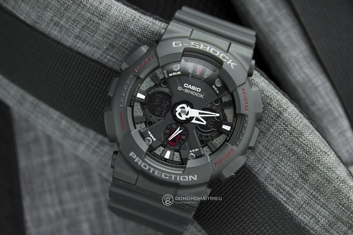 Đồng hồ G-Shock GA-120-1ADR nam giá rẻ, miễn phí thay pin - Ảnh: 9