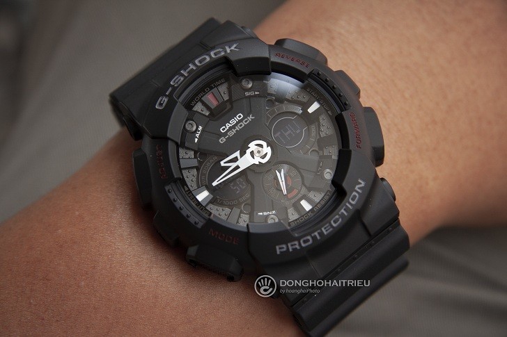 Đồng hồ G-Shock GA-120-1ADR nam giá rẻ, miễn phí thay pin - Ảnh: 5