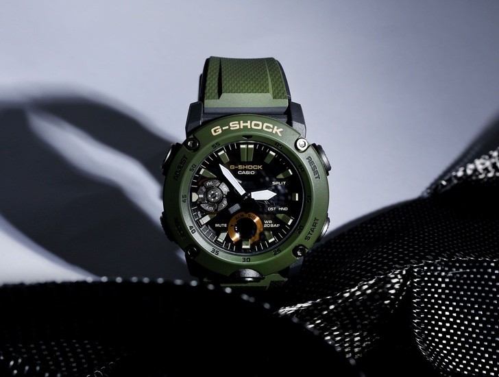 Đồng hồ G-Shock GA-2000-3ADR thoải mái lặn sâu - Ảnh 3