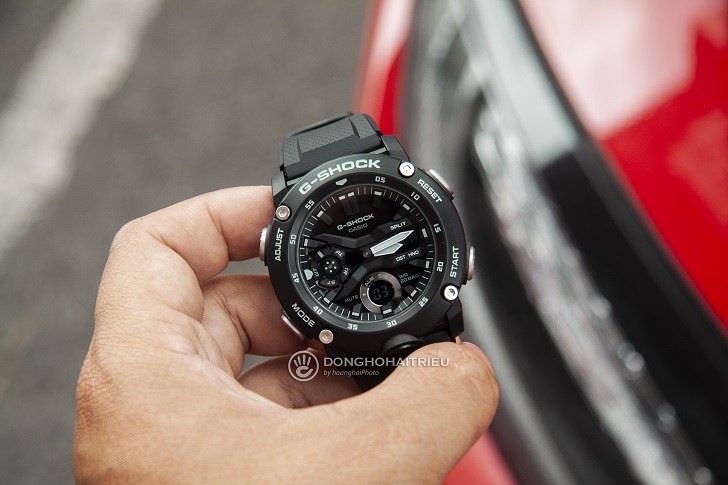 Đồng hồ G-Shock GA-2000S-1ADR giá rẻ, thay pin miễn phí - Ảnh 1