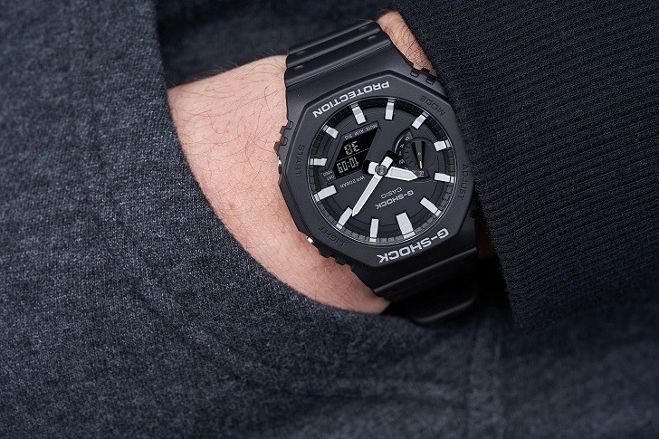 Đồng hồ G-Shock GA-2100-1ADR ấn tượng với thiết kế mặt số - Ảnh 2