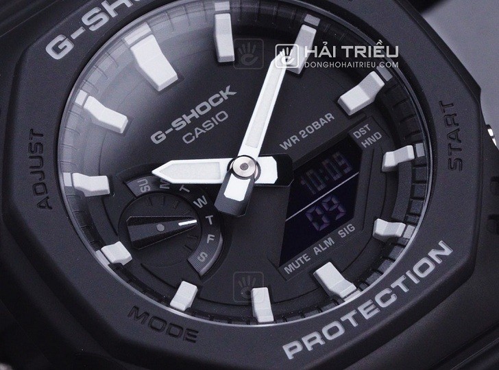 Đồng hồ G-Shock GA-2100-1ADR ấn tượng với thiết kế mặt số - Ảnh 3