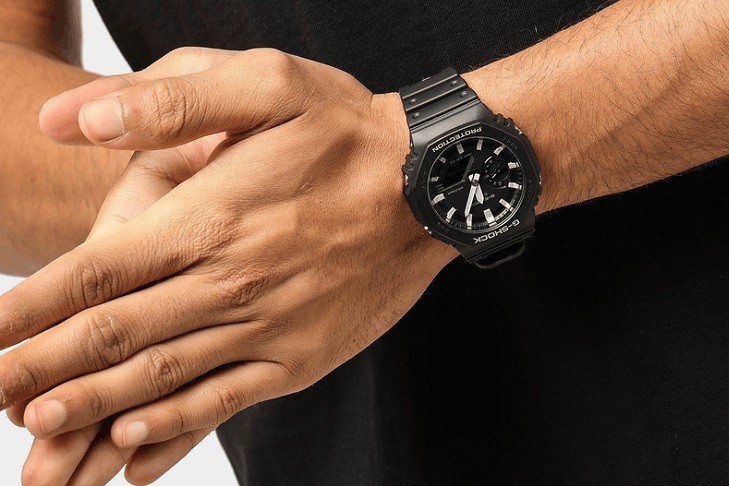 Đồng hồ G-Shock GA-2100-1ADR ấn tượng với thiết kế mặt số - Ảnh 4