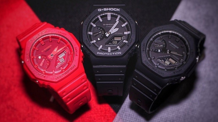 Đồng hồ G-Shock GA-2100-1ADR ấn tượng với thiết kế mặt số - Ảnh 5