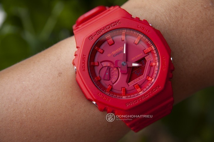 Đồng hồ nam G-Shock GA-2100-4ADR giá rẻ, thay pin miễn phí - Ảnh 1
