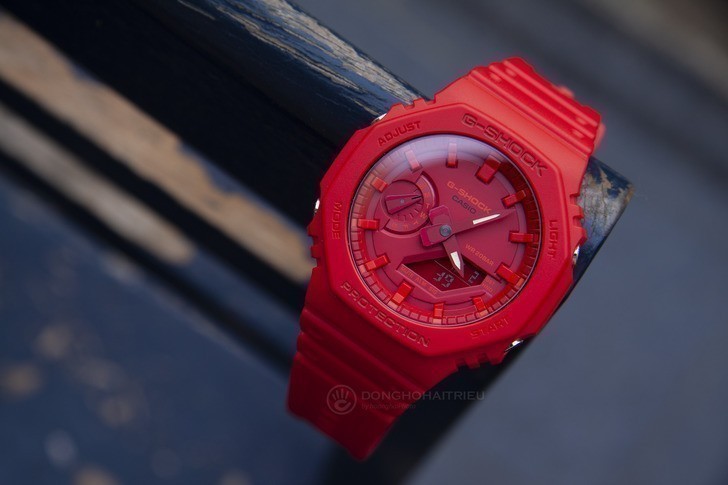 Đồng hồ nam G-Shock GA-2100-4ADR giá rẻ, thay pin miễn phí - Ảnh 2