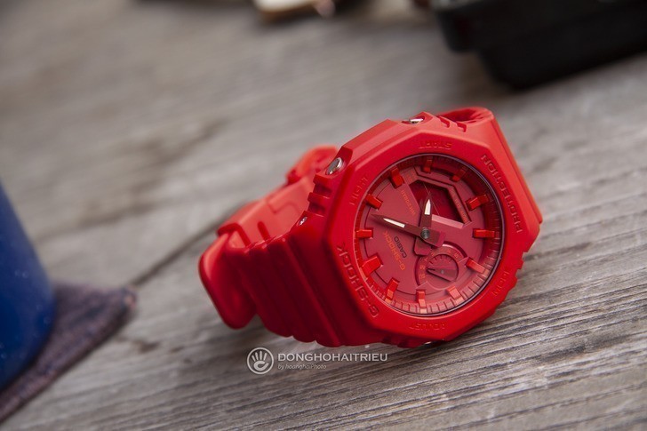 Đồng hồ nam G-Shock GA-2100-4ADR giá rẻ, thay pin miễn phí - Ảnh 3