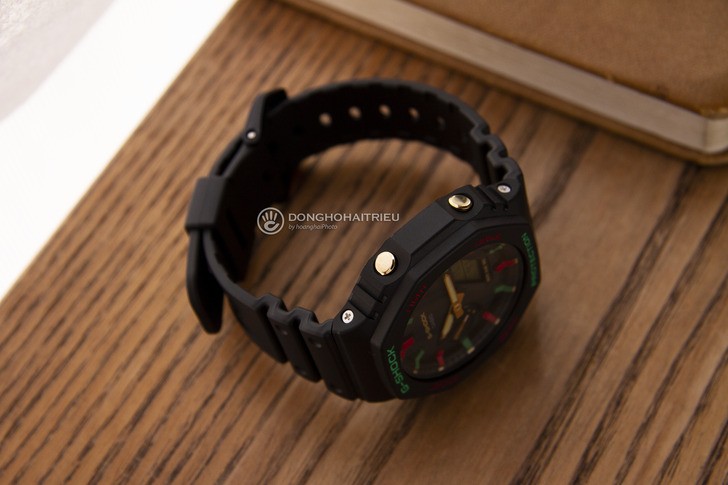 G-Shock GA-2100TH-1ADR thiết kế cá tính, chống nước 20ATM - Ảnh 5