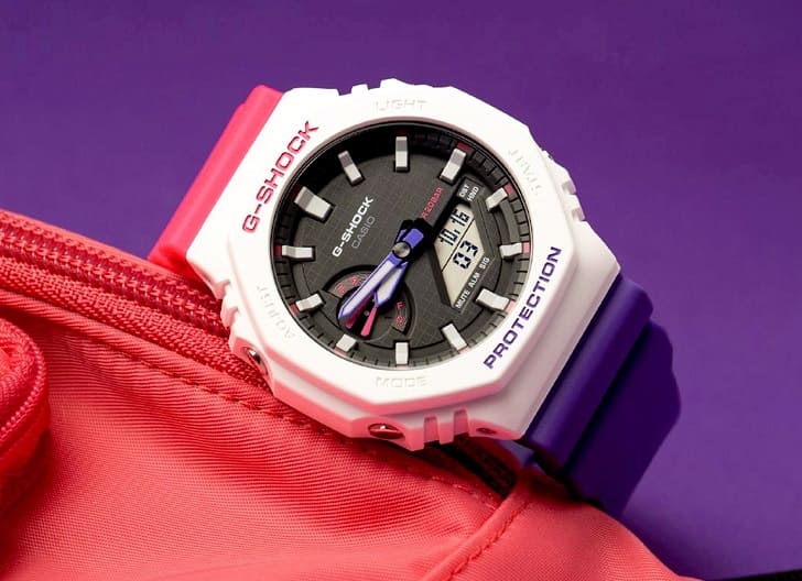 Đồng hồ G-Shock GA-2100THB-7ADR giá rẻ, miễn phí thay pin - Ảnh 3