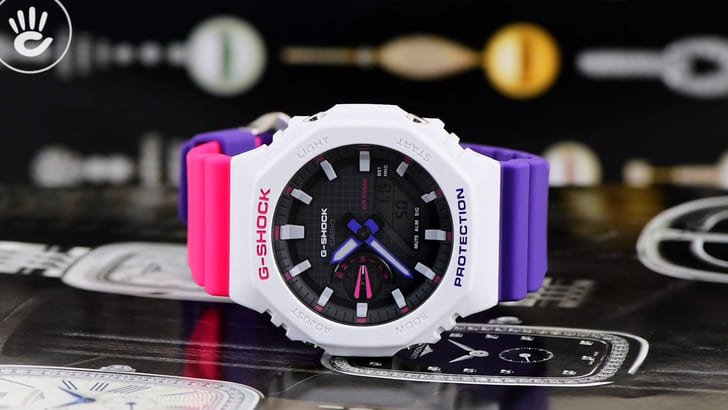 Đồng hồ G-Shock GA-2100THB-7ADR giá rẻ, miễn phí thay pin - Ảnh 6