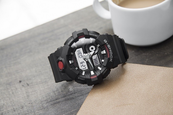 Đồng hồ nam G-Shock GA-700-1ADR giá rẻ, thay pin miễn phí - Ảnh 1