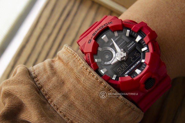 Đồng hồ G-Shock GA-700-4ADR giá rẻ và thay pin miễn phí - Ảnh 2