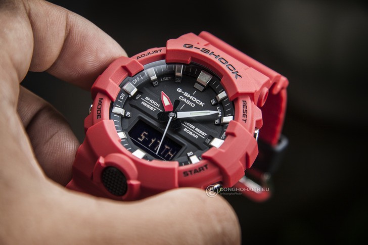 Đồng hồ G-Shock GA-800-4ADR giá rẻ, free thay pin trọn đời - Ảnh 2