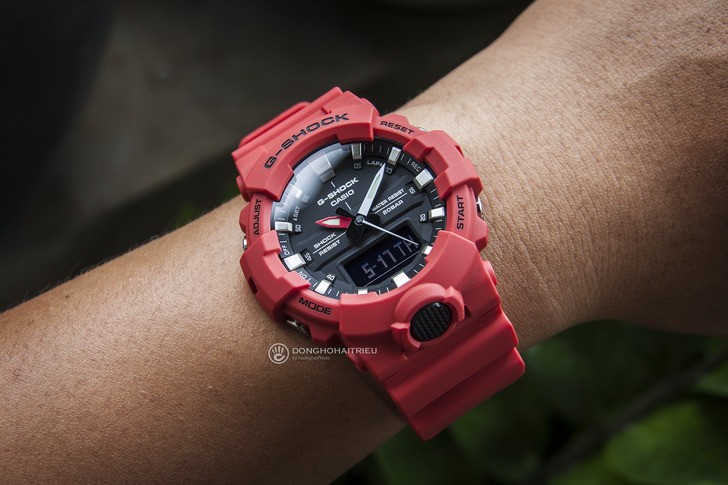 Đồng hồ G-Shock GA-800-4ADR giá rẻ, free thay pin trọn đời - Ảnh 3
