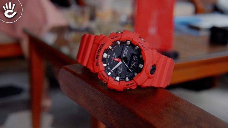 Đồng hồ G-Shock GA-800-4ADR giá rẻ, free thay pin trọn đời - Ảnh 7