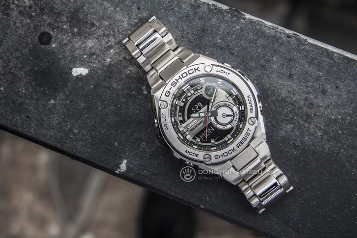 Đồng hồ G-Shock GST-210D-1ADR thể thao, tính năng tiện dụng - Ảnh 2