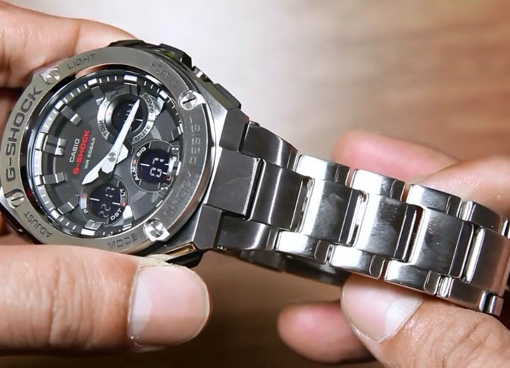 Đồng hồ Casio GST-S110D-1ADR bộ máy năng lượng ánh sáng - Ảnh 1