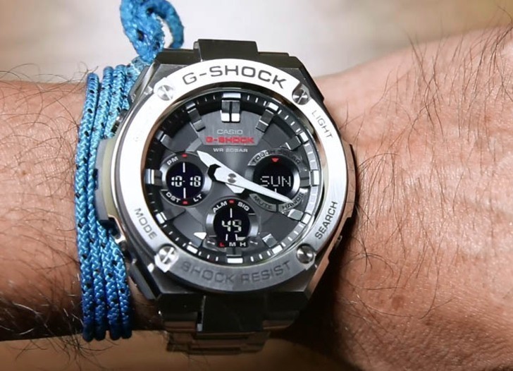 Đồng hồ Casio GST-S110D-1ADR bộ máy năng lượng ánh sáng - Ảnh 5