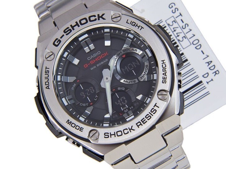 Đồng hồ Casio GST-S110D-1ADR bộ máy năng lượng ánh sáng - Ảnh 6