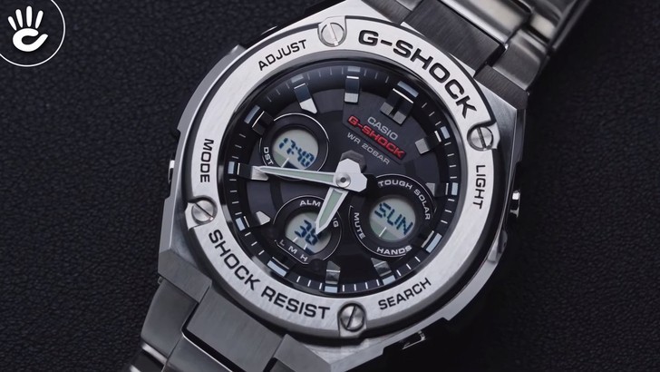 Đồng hồ G-Shock GST-S310D-1ADR năng lượng ánh sáng bền bỉ - Ảnh 7