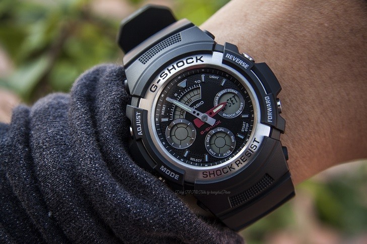 Đồng hồ nam G-Shock AW-590-1ADR giá rẻ, thay pin miễn phí - Ảnh 2