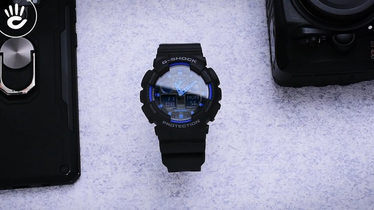 Đồng hồ G-Shock GA-100-1A2DR giá tốt, free thay pin trọn đời - Ảnh 8
