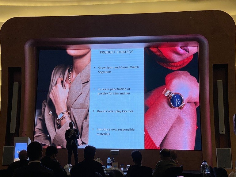 Hải Triều dự sự kiện cho 50 nhà bán lẻ hàng đầu thế giới của Movado Group tại Dubai - Ảnh: 1