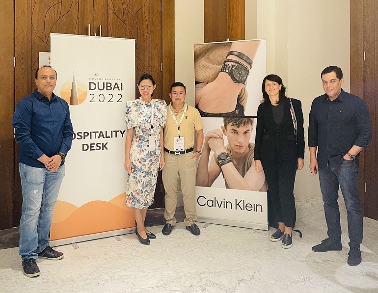 Hải Triều dự sự kiện cho 50 nhà bán lẻ hàng đầu thế giới của Movado Group tại Dubai - Ảnh: 2