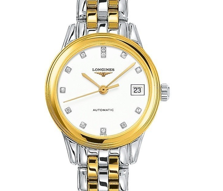 Đồng hồ Longines L4.274.3.27.7 siêu mỏng, đính kim cương - Ảnh: 2