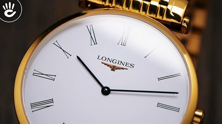 Đồng hồ Longines L4.709.2.11.8 thiết kế mạ vàng nổi bật - Ảnh 2